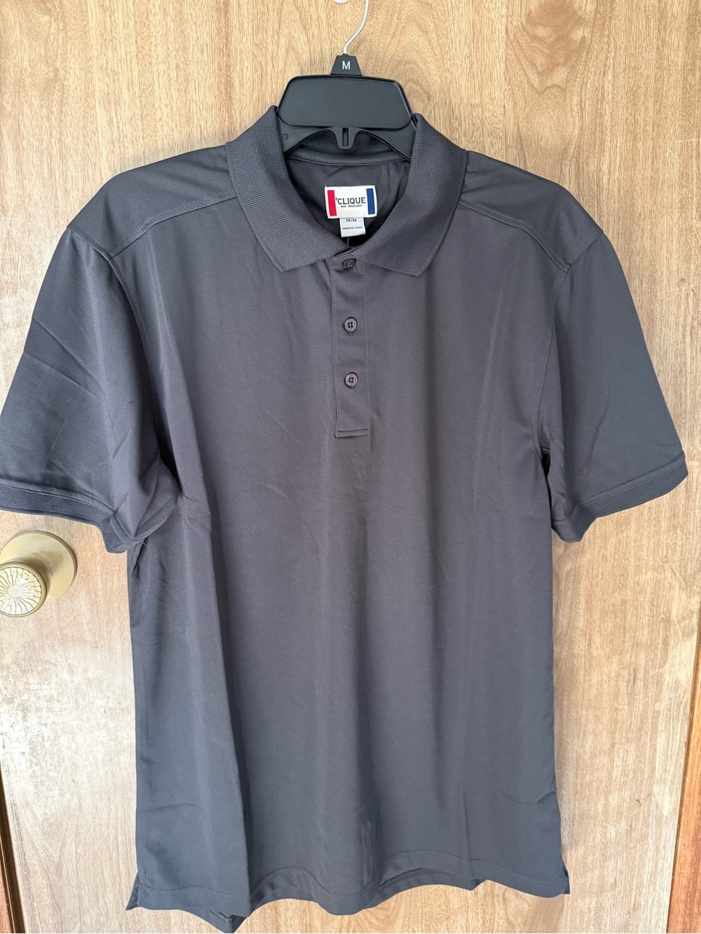Clique Men’s Gray Polo Shirt - Classic Performance
